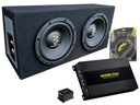 Ground Zero GZIW 200-2C subwoofer zosilňovač 2x20