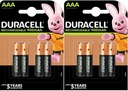 Batéria 8x Duracell AAA kapacita 900 mAh