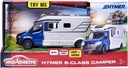 Hračky VOZIDLÁ Autá Pre chlapcov Mažoretka G.S.Hymer B-Class Camper 19 cm