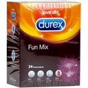 Durex FUN MIX sada kondómov 4 druhy 24 ks