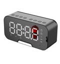 REPRODUKTOR BLUETOOTH 5.0 LED HODINY FM RÁDIO MIKROFÓN