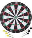 Terč, obojstranná doska, šípková súprava, šípky MASTERDARTS, 42cm