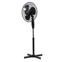 VOLTENO VO0027 PODLAHOVÝ VENTILÁTOR ČIERNA 40CM