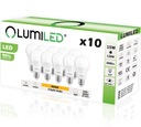 10x LED žiarovka E27 15W = 150W LUMILED 3000K CCD