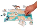 Puzzle s rúčkami Polar Animals Age Glacier Frozen Ice Bricks +12m