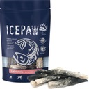 ICEPAW 100% prírodná sušená koža z lososa 100g Pochúťka pre psa