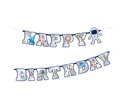 Happy Birthday Priestorový banner 220x16cm Rok narodenín