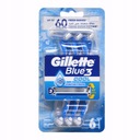 Holiaci strojček Gillette Blue 3 Cool, 6 ks