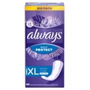 Vonné hygienické vložky Always Dailies Long Plus Extra Protect 44 ks