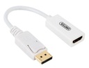 DisplayPort - adaptér HDMI 4K; Y-6332 WHITE Unitek