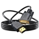 HDMI - VGA KÁBEL | PREPOJTE SVOJ POČÍTAČ S HDMI K SVOJMU VGA MONITORU/PROJEKTORU