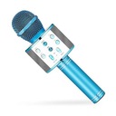 DETSKÝ BEZDRÔTOVÝ KARAOKE MIKROFÓN S MODRÝM BLUETOOTH REPRODUKTOROM