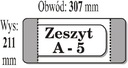 Obal na zošit KNIHA A5 (50 ks) IKS _________