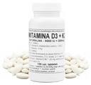 Vitamín D3 + K2 5000 IU + 200 mcg 120 ks Podkova