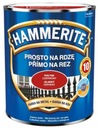 Farba na hrdzu Hammerite, LESK ČERVENÁ, 2,5L