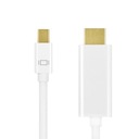 Kábel Mini DisplayPort na HDMI, 4K 1m biely LogiLink