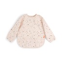 Vyrobené Deer Dots Bib s rukávmi 6m+ prášok