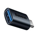 Adaptér Baseus Ingenuity USB-C na USB-A, OTG (modrý