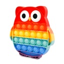 PUSH BUBBLE POP IT Owl ANTISTRESS Bubbles