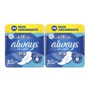 Always Ultra Day & Night (veľkosť 3) Hygienické vložky s krídelkami, 2x40 kusov