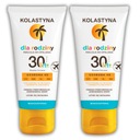 2X rodinná slnečná emulzia SPF30 80ml VODEODOLNÁ 4D OCHRANA KOLASTYNA