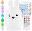 RABBIT REMOTE LED Night Lamp Multicolor RGB