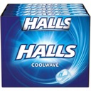 Halls Coolwave Mondelez mentolovo-eukalyptové osviežujúce cukríky 670g