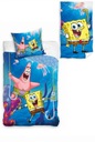 SPONGEBOB UTERÁK + SÚPRAVA POSTELÍN 160x200 PRE DIEŤA