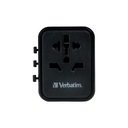 VERBATIM SIEŤOVÝ CESTOVNÝ ADAPTÉR UTA-02 100-250V USB PD20W + QC18W 49544