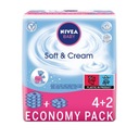 Nivea Baby Soft & Cream čistiace obrúsky 6x63 ks.