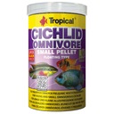 Cichlid Omnivore Small Pellet Krmivo pre menšie cichlidy 1000 ml