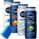 Nivea Men pánsky sprchový gél 3v1 Mix vôní pre mužov 4x500ml