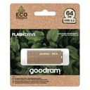 Goodram USB flash disk, USB 3.0, 64GB, UME3 ECO FRIENDLY, hnedý, UME3-064