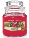 YANKEE CANDLE Sviečka s vôňou Červená malina 104g