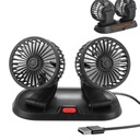 DVOJITÝ VENTILÁTOR DO AUTO 360° USB VENTILÁTOR