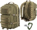 VOJENSKÝ TAKTICKÝ BATOH Assault Pack M-Tac Olive + KARABÍNA