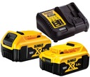 2x 18V BATÉRIA DCB184 + NABÍJAČKA DCB115 P2 DeWALT