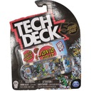 TECH DECK SKATEBOARD FINGERBOARD SANTA CRUZ KEVIN BRAUN + NÁLEPKY