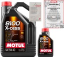 MOTUL 8100 X-CESS 5W40 A3/B4 6L PSA B71 2296 RN0710/ RN0700 + PRÍV.