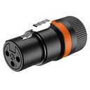 ROXTONE LX3F XLR KÁBLOVÁ ZÁSTRČKA ČIERNA