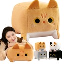 PLYŠOVÝ MASKOT SQUARE VANKÚŠ CUDDLE CAT MAČIATKA 25 cm