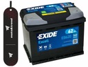 EXIDE EXCELL P+ 62AH/540A EB620 BATÉRIA