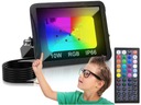 Farebné halogénové svietidlo Vodotesné LED RGB 10W + diaľkové ovládanie