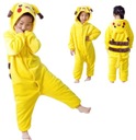 PIKACHU OUTFIT KIGURUMI PYŽAMOVÝ KOSTÝM DETSKÝ 116 ​​122 + ZADARMO