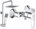 DESZCZOWNICA + BATERIA NATRYSK/OWA GROHE EUROSMART