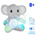 NOČNÁ LAMPA S PROJEKTOROM HRAČKA NOISE ELEPHANT 0M+