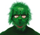 SUPER Latex Grinch Mask 2968 so zelenými škriatkovými vlasmi