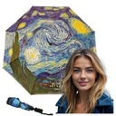 Dáždnik automatický skladací dáždnik silný V. van Gogh Hviezdna noc