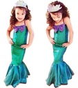 Kostýmové šaty morskej panny Ariel Mermaid outfit 128