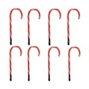 Led girlanda Candy canes 8 ks